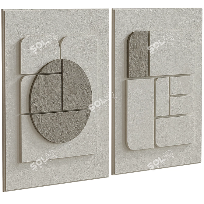 Set of Art Prints 28 3D model image 4
