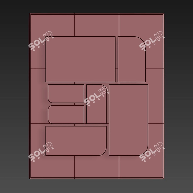 Set of Art Prints 28 3D model image 7