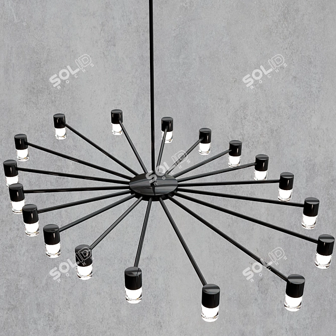 Modern Galileo Pendant Lamps 3D model image 2