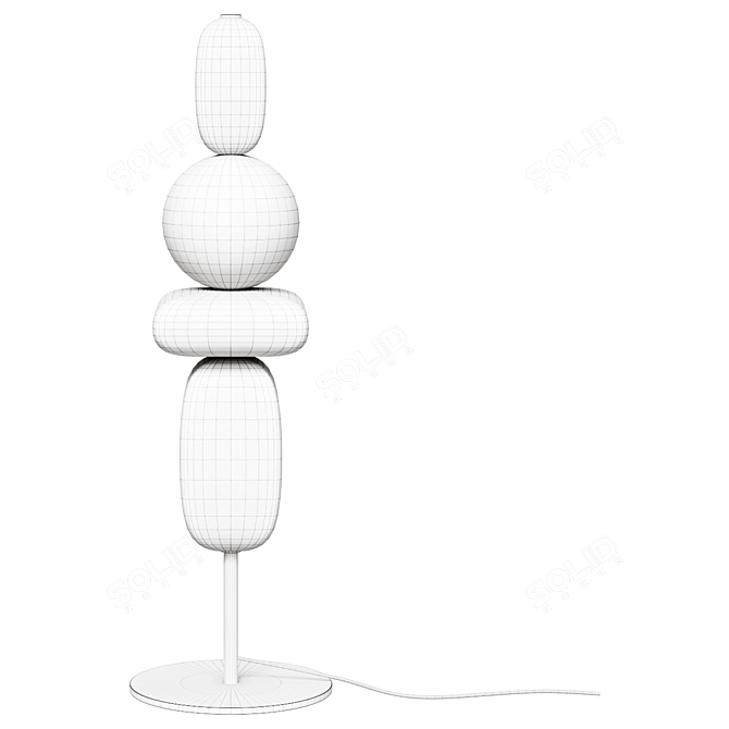 Designer Floor Lamp Pebbles (4 Shades) 3D model image 2