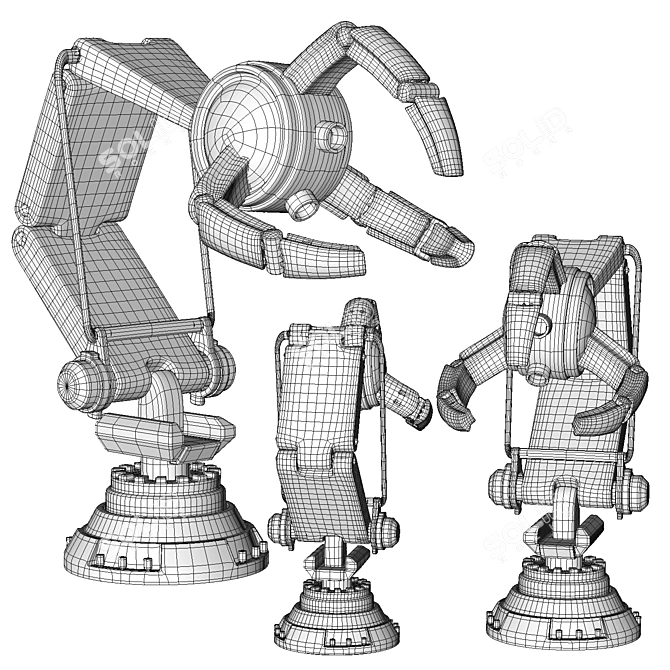 Robotic Pulse-vol 02 Manipulator 3D model image 2