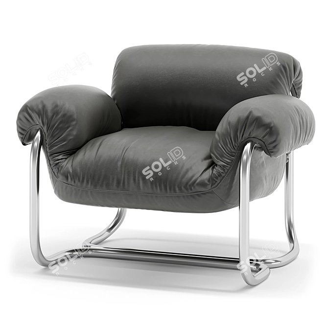 Elegant So Good Armchair Model 3D model image 1