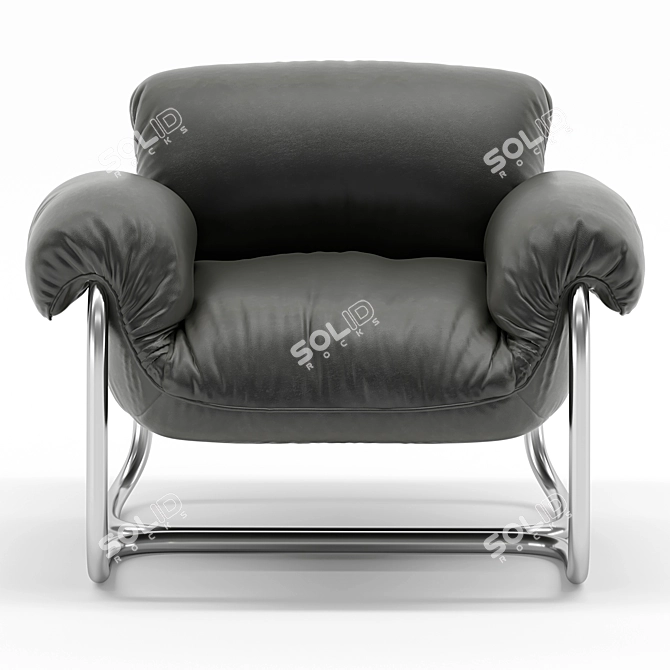 Elegant So Good Armchair Model 3D model image 2