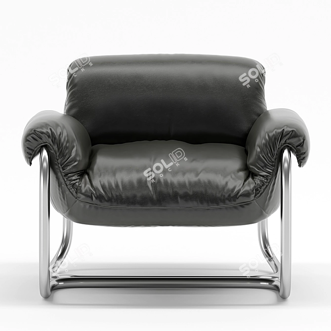 Elegant So Good Armchair Model 3D model image 7