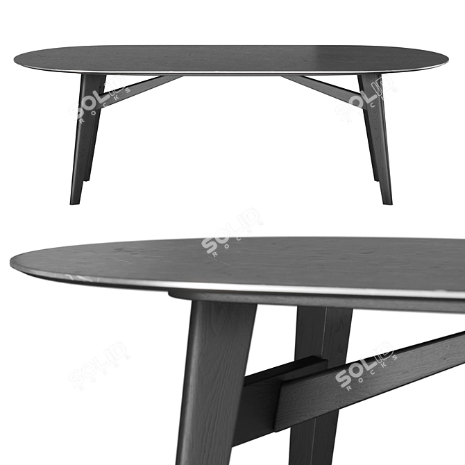 Modern Calligaris Abrey Home Tables 3D model image 4