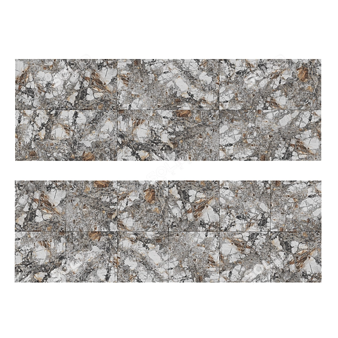 Laparet Maia Gray Ceramic Tiles 3D model image 2