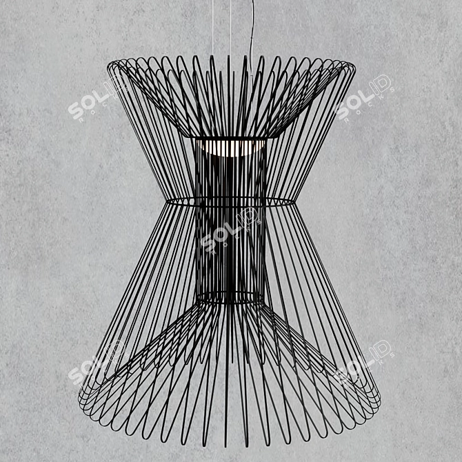 Designer Syrma Pendant Lamp Collection 3D model image 3