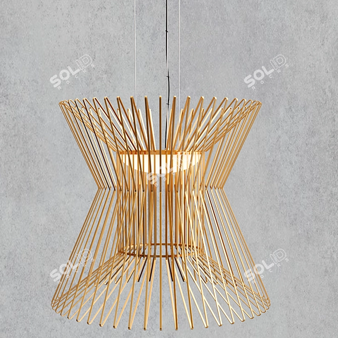 Designer Syrma Pendant Lamp Collection 3D model image 4