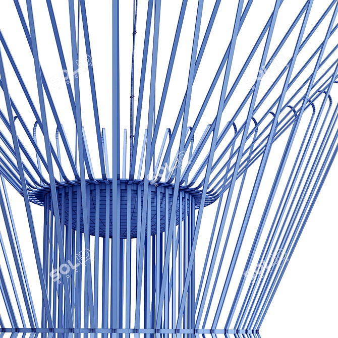 Designer Syrma Pendant Lamp Collection 3D model image 6