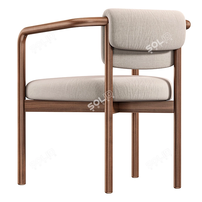 Modern Joli Chair by Zilio 3D model image 3