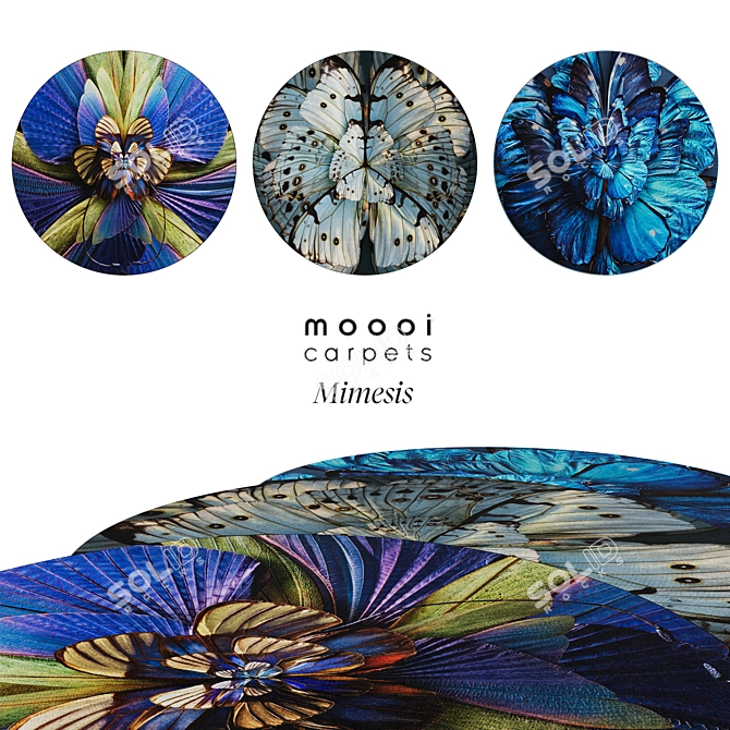 Moooi Mimesis Rug Set 3D model image 6