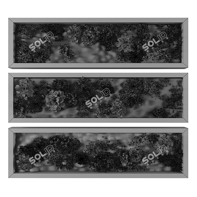 Russian to English Vert Garden 3D model image 2