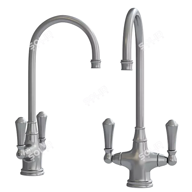 Georgian Era Bar Faucet Stunning 3D model image 2