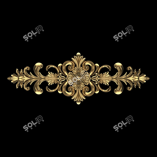 Luxury Ornament Model Kit 3D model image 2