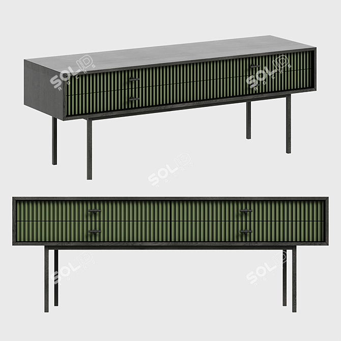 Emerson EM23 Green 3D Model 3D model image 1