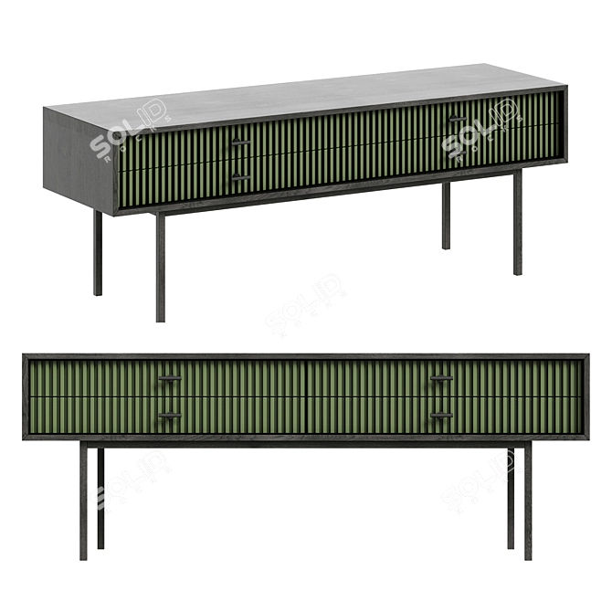 Emerson EM23 Green 3D Model 3D model image 3