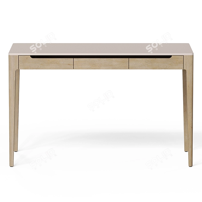 Contemporary Minimalist Rooso Dresser 3D model image 2