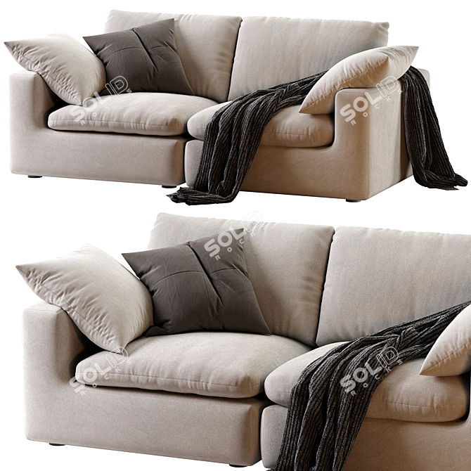 Contemporary Dawson Sofa, 2016 Version 3D model image 1