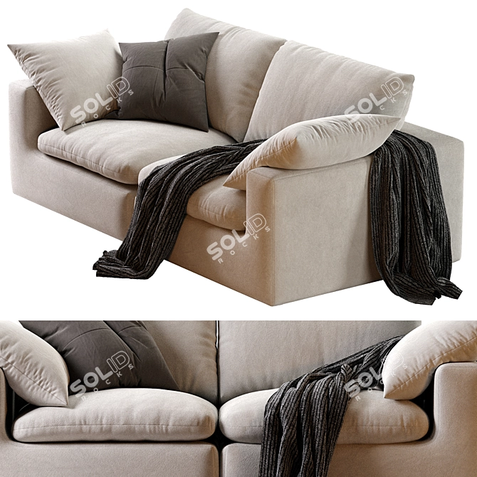 Contemporary Dawson Sofa, 2016 Version 3D model image 5