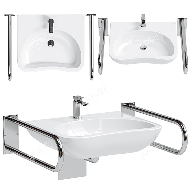 Jika Mio Accessible Sink 3D model image 1