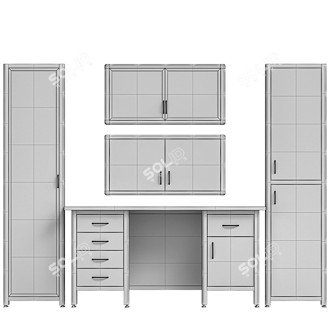 Lavkor Medical Furniture Set 3D model image 4