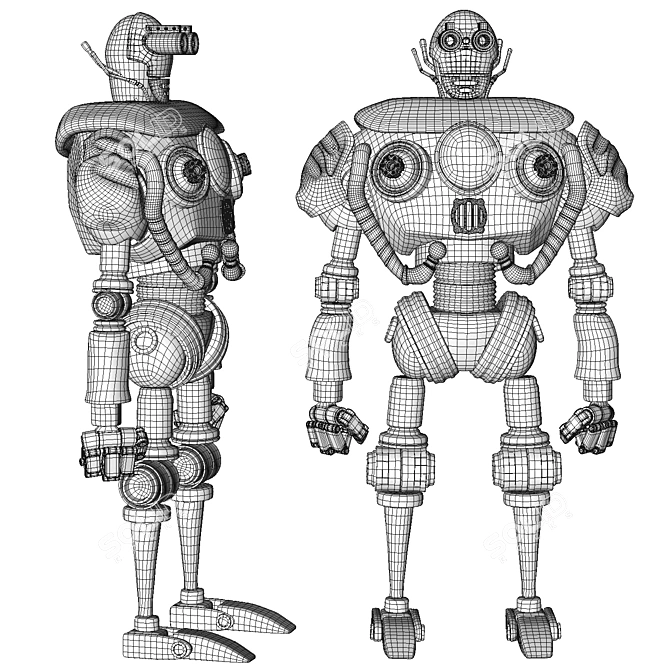 Robot Collection Volume 06 3D model image 4