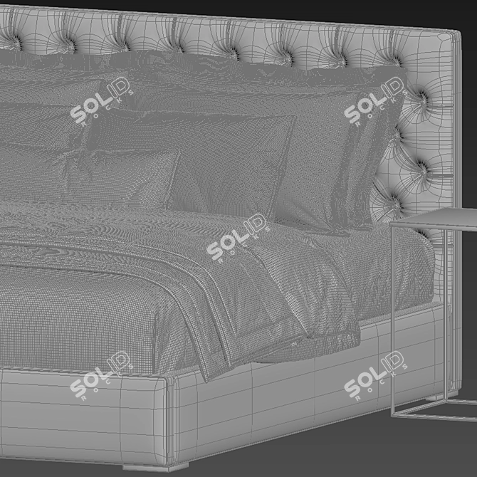 Adler Eco-Friendly Bed 3D model image 3