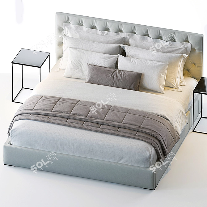 Adler Eco-Friendly Bed 3D model image 5