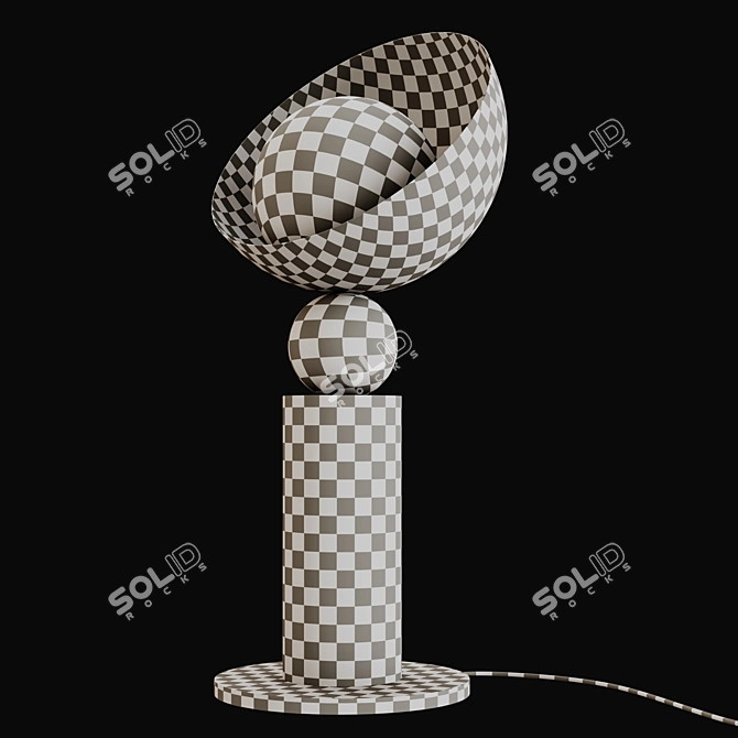 Modern LED Floor Lighting Fixture 3D model image 4