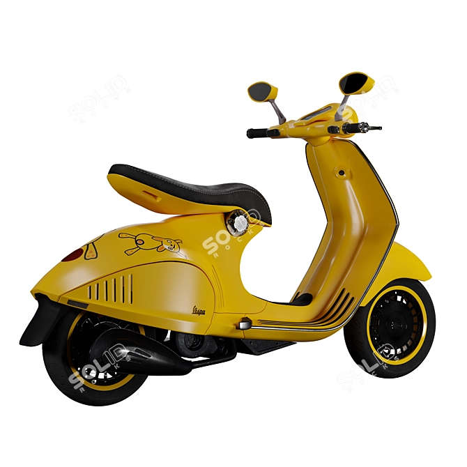 Vespa 946 3D Model Render 3D model image 7