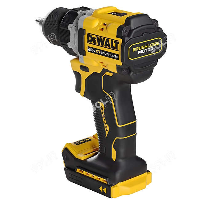 XR 18V Brushless Drill: Compact, Powerful 3D model image 4