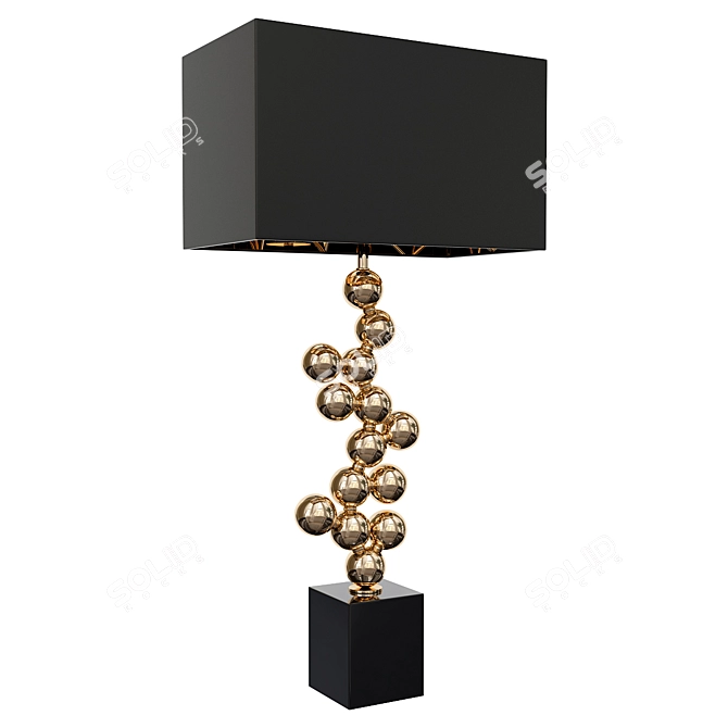 Elegant Folie Table Lamp 3D model image 1