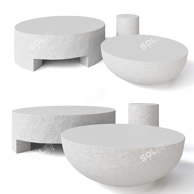 Bolinas Set by Pottery Barn 3D model image 1