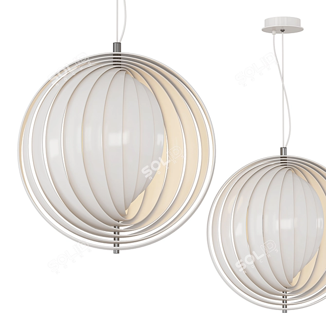 Moonart Light Sculpture Lamp 3D model image 1