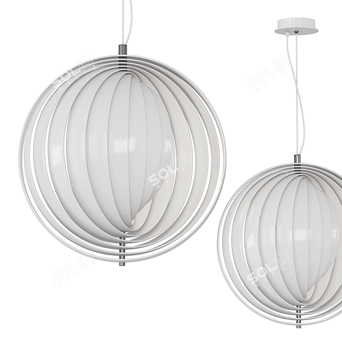 Moonart Light Sculpture Lamp 3D model image 2