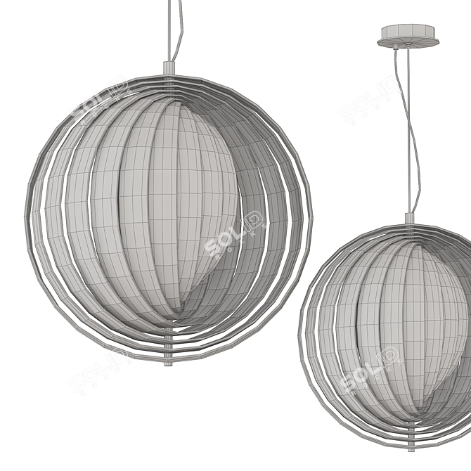 Moonart Light Sculpture Lamp 3D model image 3