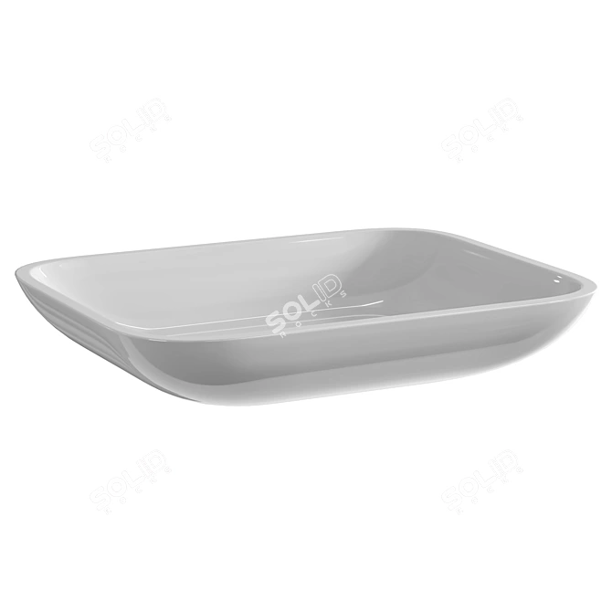 Elegant Marteen Washbasin 3D model image 2