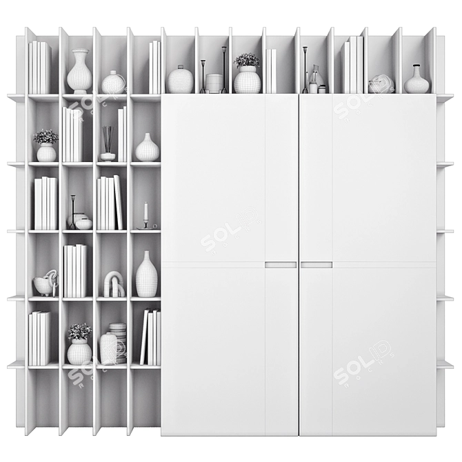 Premium Quality Rack Shelf Model 3D model image 5