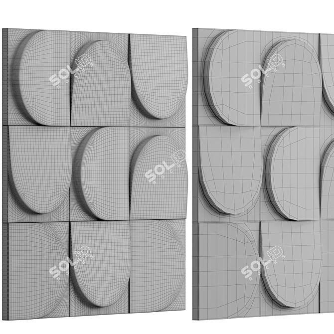 Gallotti&Radice PLEIADI Wall Tiles 3D model image 5