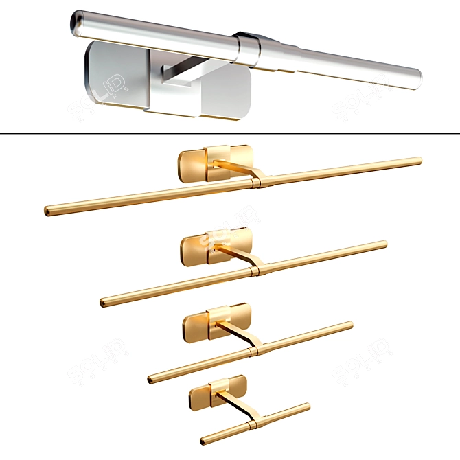 Langley Picture Light by Ralph Lauren 3D model image 1