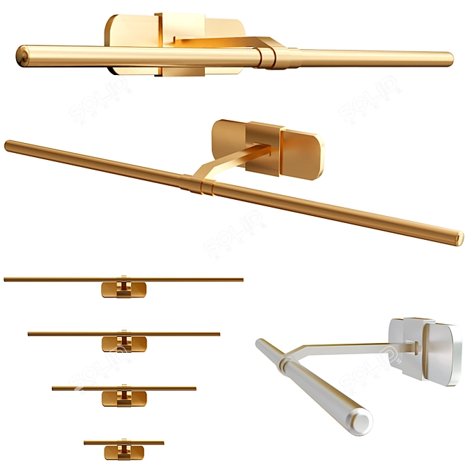 Langley Picture Light by Ralph Lauren 3D model image 4