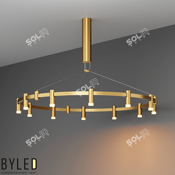 Byled Eclipse Suspended Track 3D model image 3