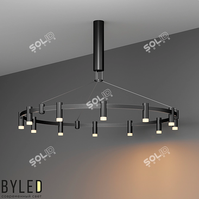 Byled Eclipse Suspended Track 3D model image 4