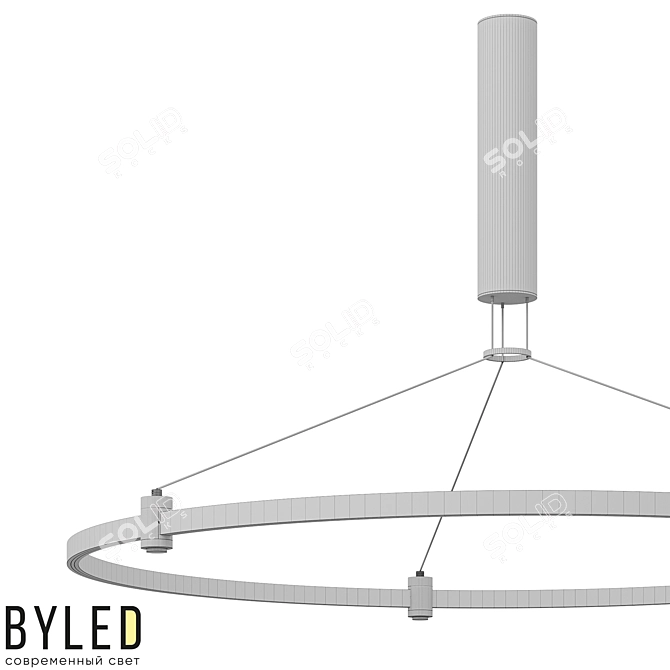 Byled Eclipse Suspended Track 3D model image 5