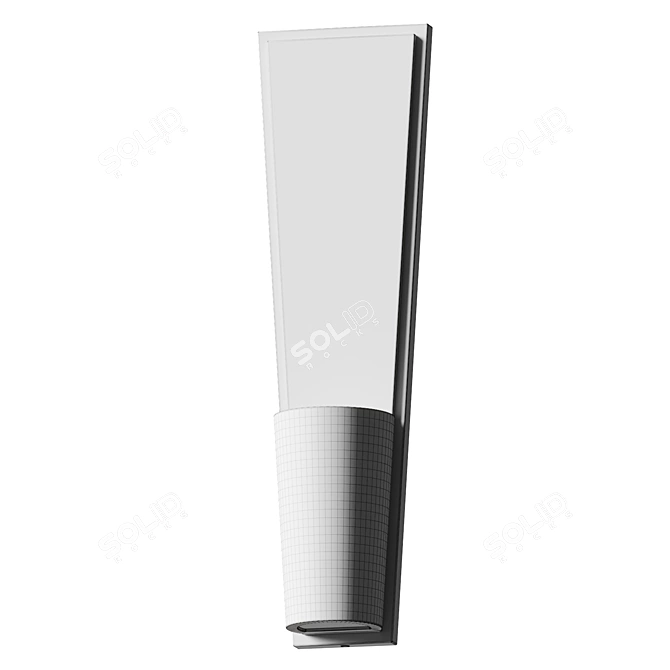 Elegant LED Wall Sconce Luminaire 3D model image 4