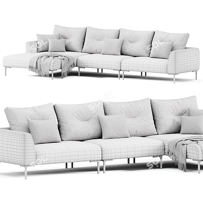 Eichholtz Firenze Lounge Sofa 3D model image 4