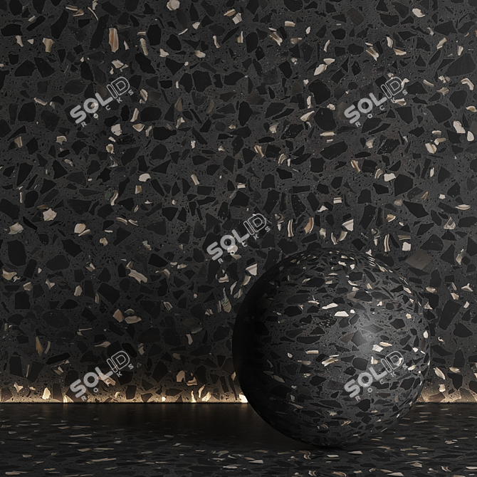 Terrazzo Texture Set 01 3D model image 5