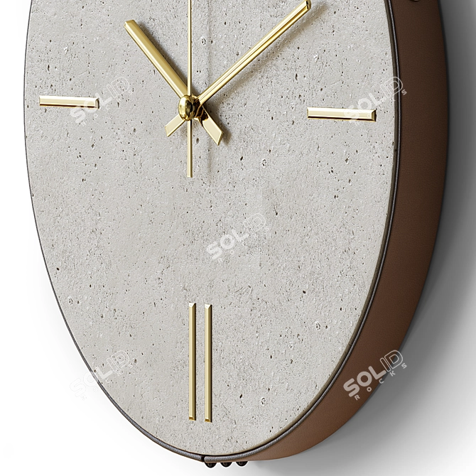 Concrete Wall Clock | 3Ds Max Mesh 3D model image 3