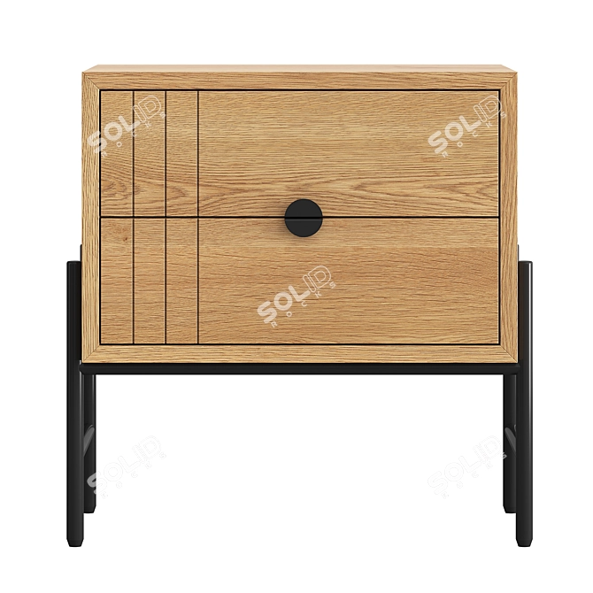 Modern Side Table La Redoute 3D model image 2