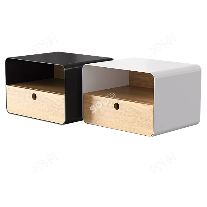 JIMI Bedside Table by La Redoute 3D model image 2